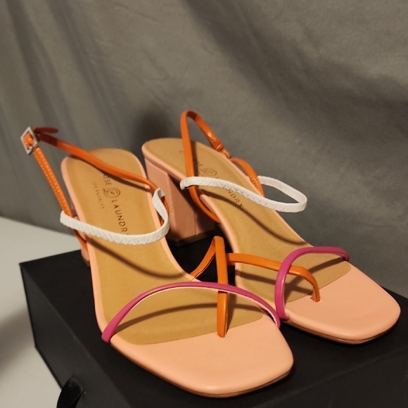 Chinese Laundry Multicolor Strappy Heels - Picture 1 of 7